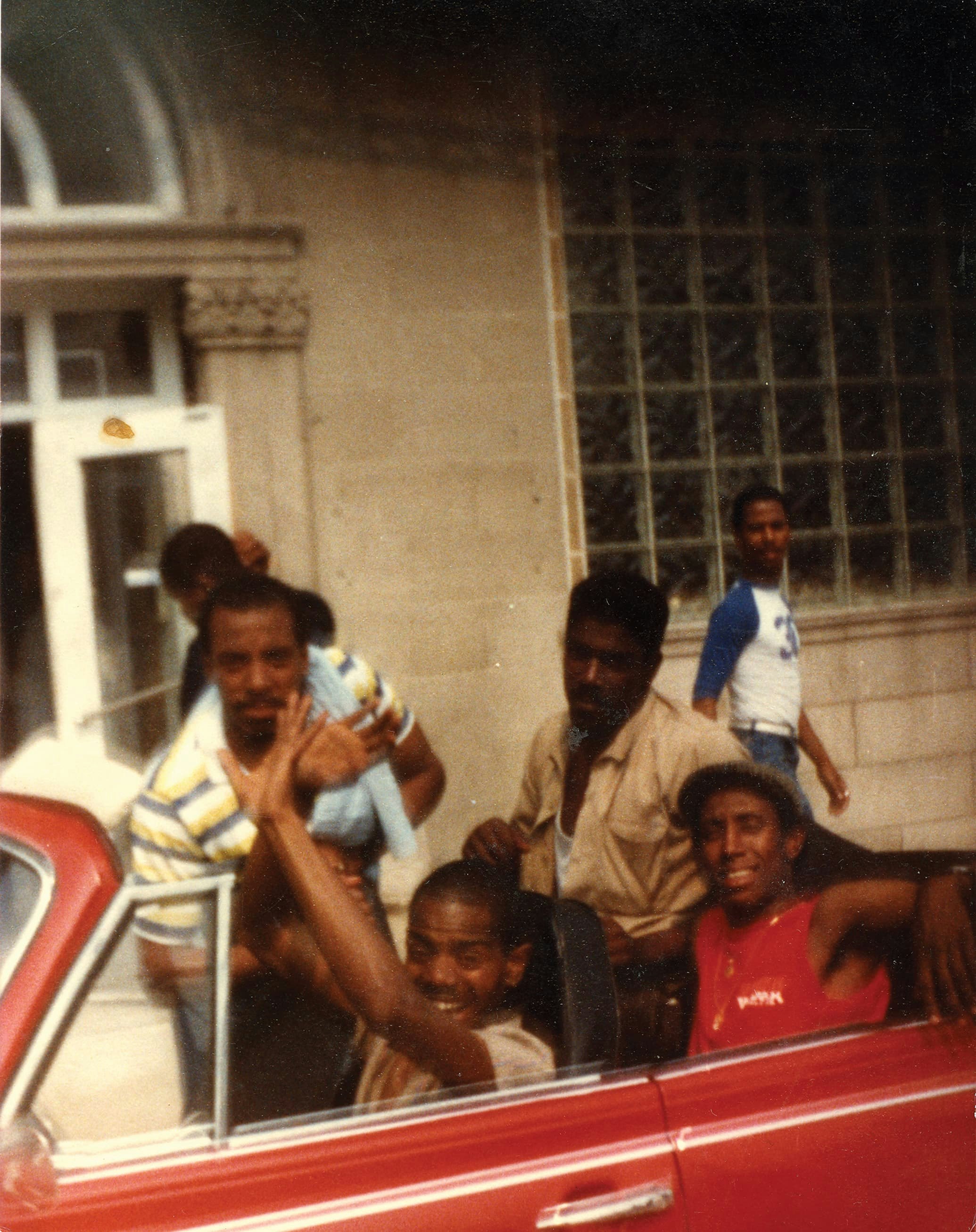 Outside of the Music Box, circa 1986. Courtesy of Robert Williams.